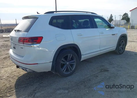 2021 Volkswagen Atlas 3.6L V6 Se W/Technology R-Line from USA, damaged, VIN 1V2RR2CA7MC587264
